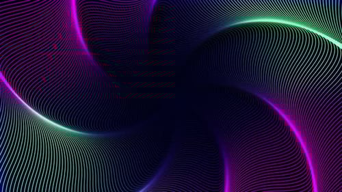 Abstract Line Spiral