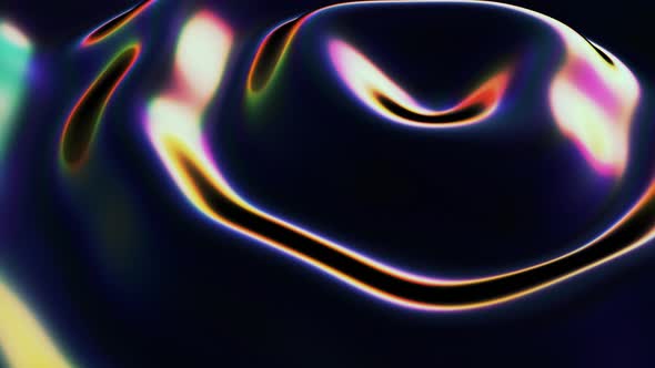 Abstract Circles with Displacement Effect - Seamless Loop Background ...
