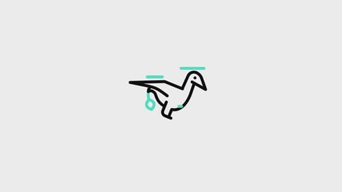 Animiertes Rhamphorhynchus-Symbol