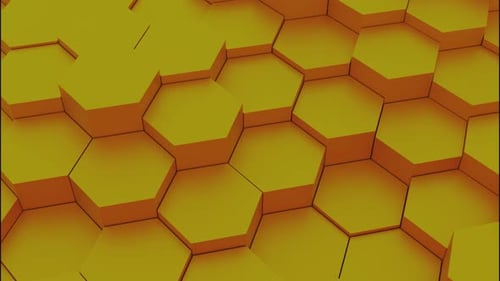 Yellow disassembled background