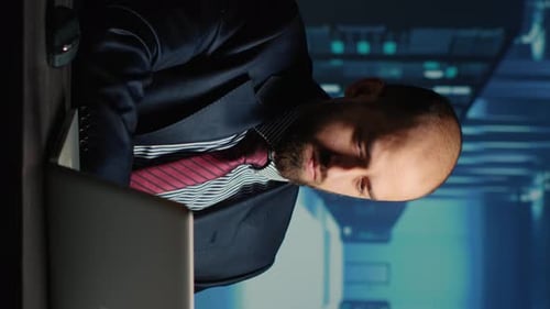 Vertical Video IT Infrastructure Specialist Working in Render Farm