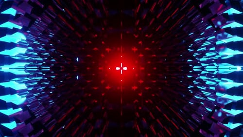 Red Cyber Eye Equalizer Vj Loop para fondo de fiesta musical