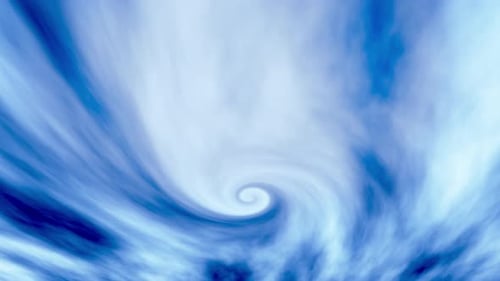 Sky and cloud vortex
