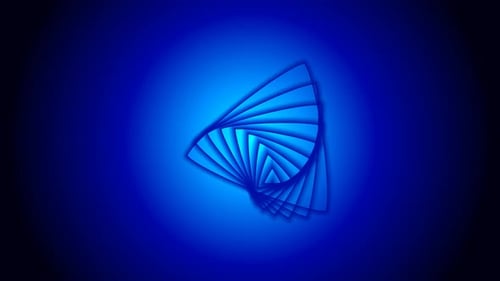 Abstract geometric motion hypnotic background