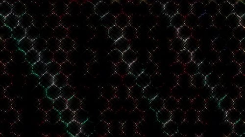 Abstract Glowing Technology Network Seamless Loop Background