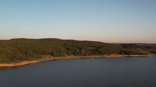 Aerial Lake and Forest