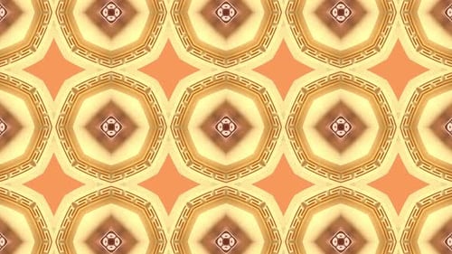 Intricate Decorative Geometric Pattern Loop Background