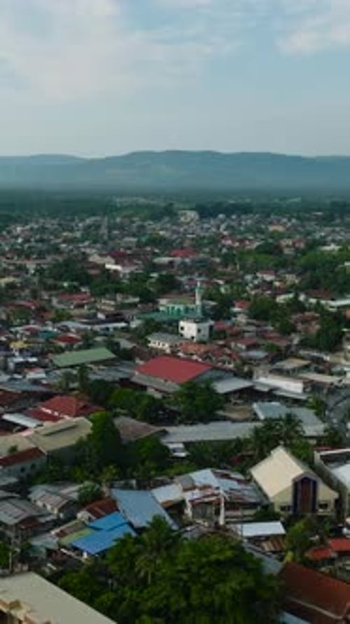 Cityscape Cotabato City in the Philippines