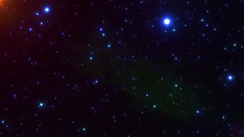 Vibrant stars twinkle in deep space for a stunning cosmic view