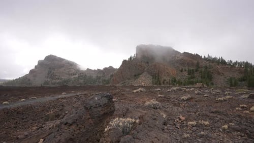 Mountains In Dry Tenerife Landscape