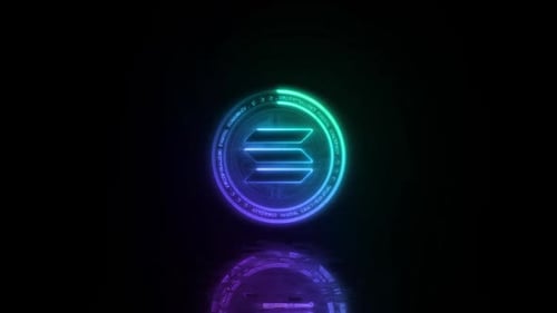 Futuristic Neon Digital Logo Reveal