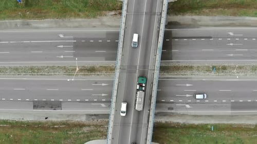 Aerial View Top Road and Road Junctions