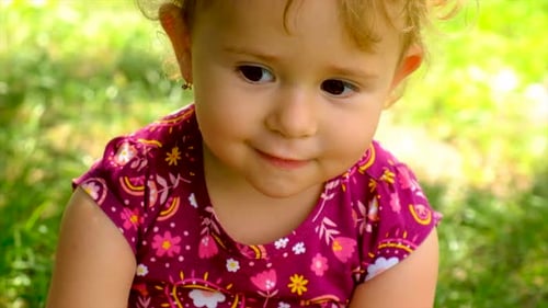 The Child Laughs in the Park