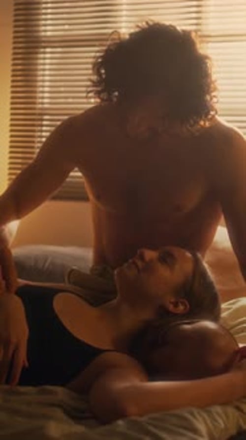 Relaxing Couple Enjoying a Massage at Golden Hour