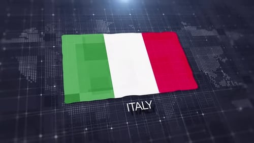 Flagge Italiens anzeigen