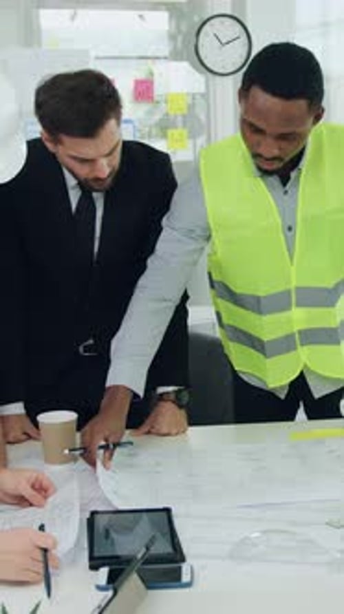 Building Industry Concept Where Likable in Good Mood Purposeful Hardworking Building Conctactors