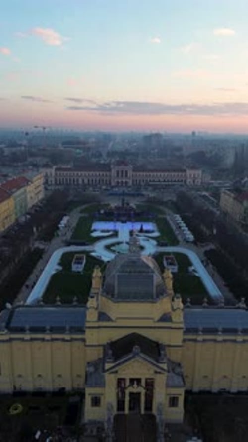 A cultural icon of Zagreb, Umjetnički paviljon stands out for its grand architecture and diverse