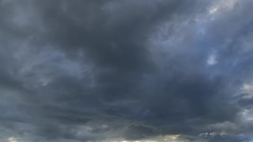 Dark Storm Clouds Fill the Sky