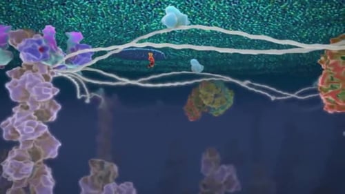 Estructura molecular de las proteínas y la hélice del ADN