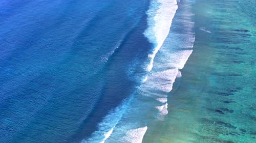 Waves moving from side to side.