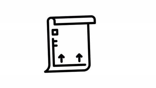 Animation Line Chart Icon