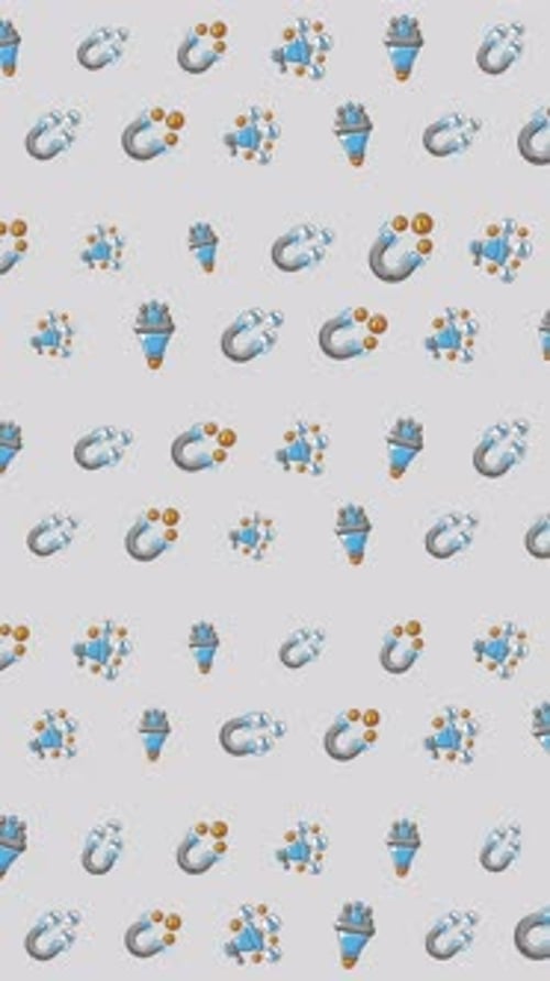 Digital Grid Tech Pattern Abstract Motion Futuristic Data Seamless Background