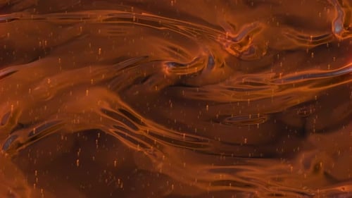 Realistische Goldene Wasser-Animation