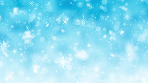Weihnachts-Schneeflocken-Hintergrund Loop V3