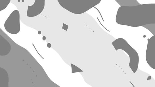 Animated Fluid Organic Shapes Abstract Motion Background