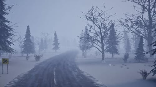 Winterschneestraße