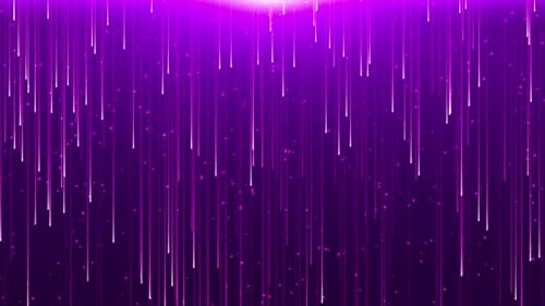 Abstract Purple Digital Particle Background Loop V5