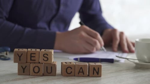 Yes You Can Wooden Blocks