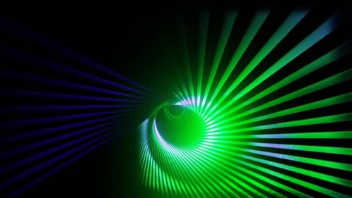 Purple And Green Belt Tunnel Background Vj Loop In HD
