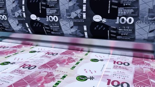 Printing 100 Hong Kong Dollar Banknotes 1