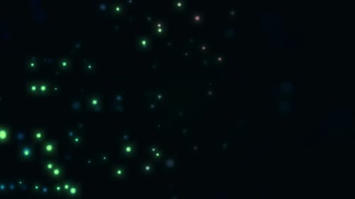 Colorful Lights Waving Motion Background