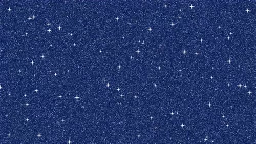 Starry Night Sky with Twinkling Stars