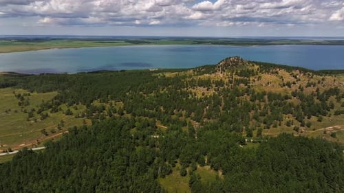 Forest Hills By The Lake. Aerial View