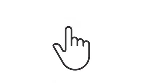 Animated Move Downwards Linear Icon