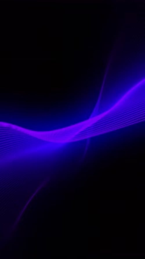 Stunning and Elegant Blue Wave Patterns Set Against a Dark Background for Visual Appeal