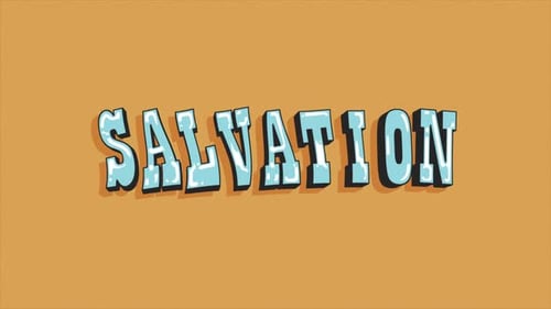 Retro Cartoon Animated Text Title: Salvation