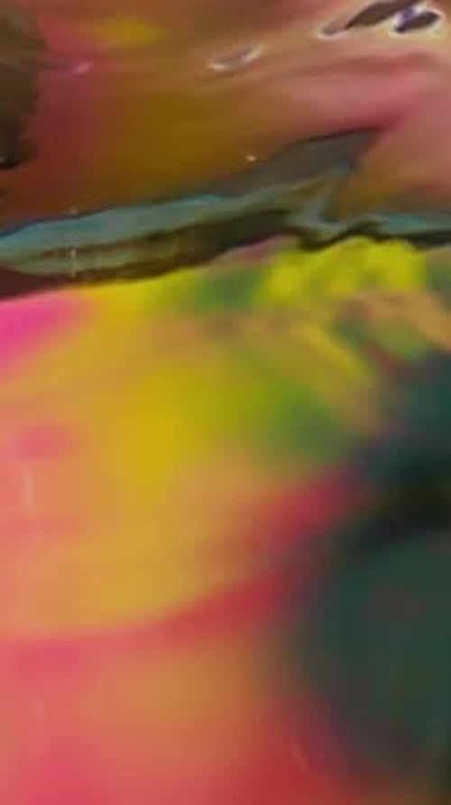 Abstract colors in a waterlike, flowing motion