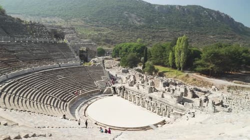 Le théâtre d'Éphèse (Efes) à Selçuk, province d'Izmir, Turquie