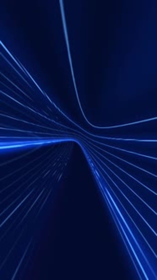 Vertical Video - High Speed Fiber Optic Data Stream Light Beams Technology Background