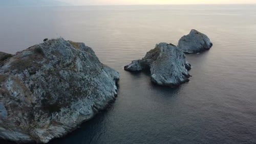 Vue panoramique sur l'un des plus beaux endroits de Skiathos