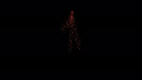 Upward Growing Spark Particle Reveal