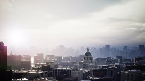 Architects Observe Distant Traffic Noises From Top of Buildings