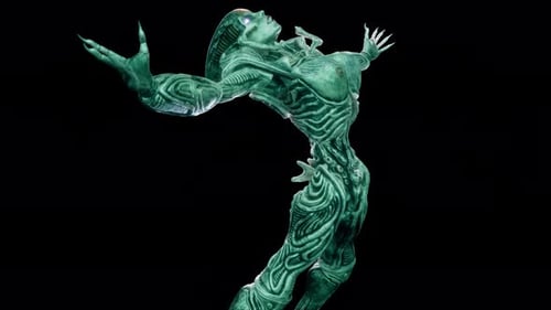 Biomechanical Girl VJ Loop