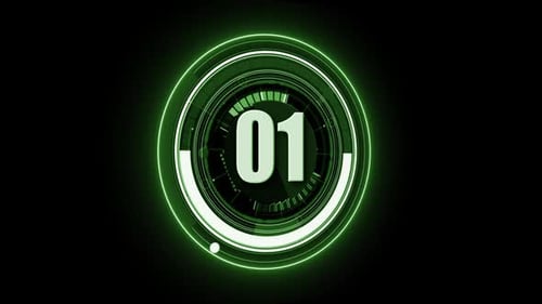 Countdown Forest Green Alpha