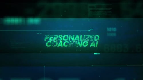 Glitched Text Reveal with Digital Data Display