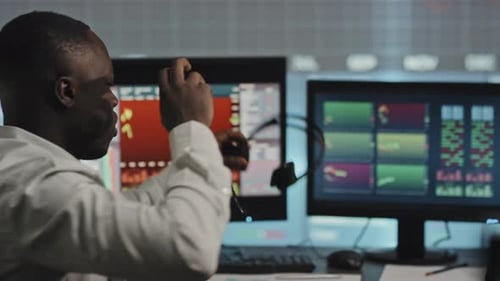 Stock Trader Feeling Stressed Out